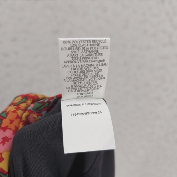 NWT TOAD & CO Sunkissed Pleated Skort Taffy Floral Print Size MEDIUM - Picture 7 of 7